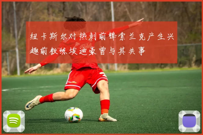 纽卡斯尔对热刺前锋索兰克产生兴趣前教练埃迪豪曾与其共事